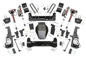 GMC Sierra 2500 HD Suspension Lift Kit - Rough Country - 5 Inch Lift Kit with Torsion Drop - '20-'25